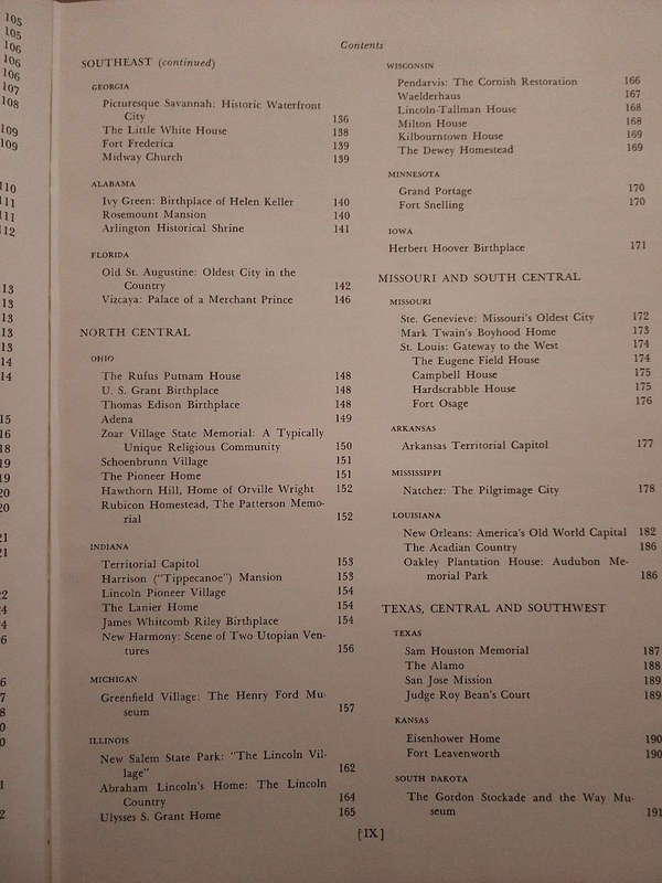 The Living Past of America - by Cornelius Vanderbilt  1955 edition