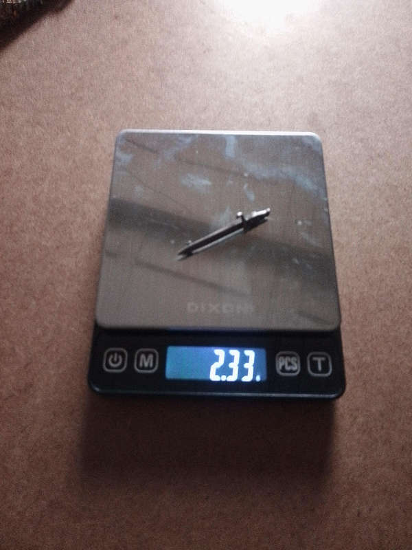 Silver Vintage Brooch - dagger