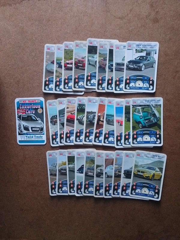 Ace Trumps - Luxurious Cars