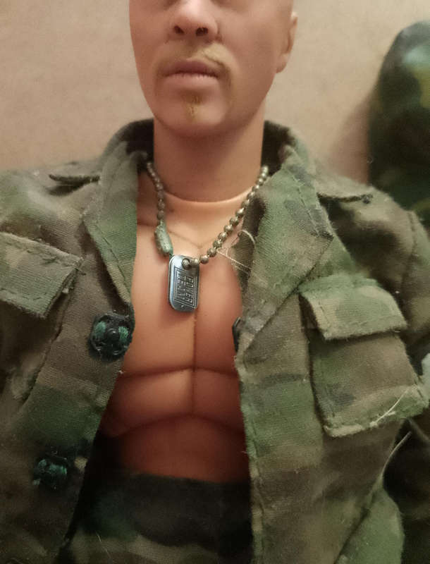 Vintage 1996 GI Joe US army Figurine + accessories  ( world peacekeepers )