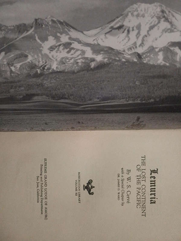 Lemuria The Lost Content of the Pacific ( Rosicrucian Library volume XII )