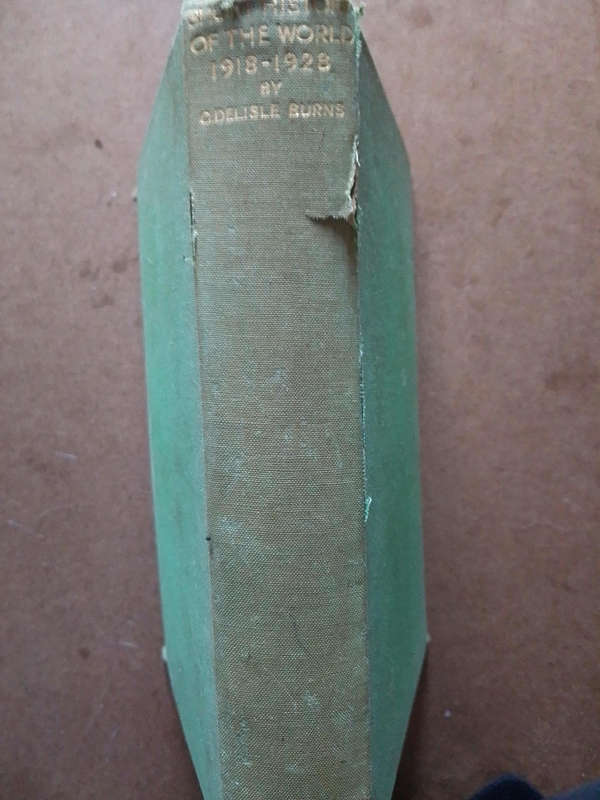 A Short History of the World 1918-1928 by C. Delisle Burns
