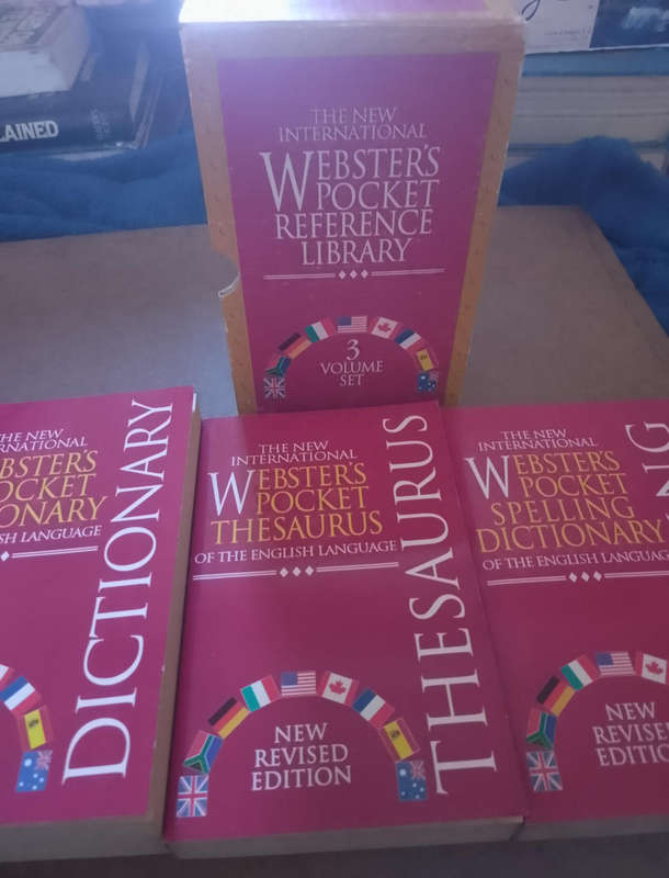 The New International Webster's Pocket Reference Library - 3 volume set