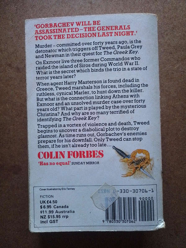 Colin Forbes - the Greek Key