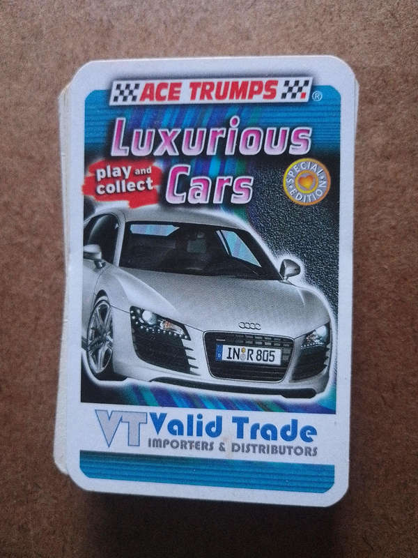 Ace Trumps - Luxurious Cars