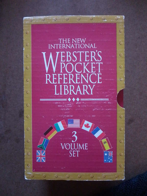 The New International Webster's Pocket Reference Library - 3 volume set
