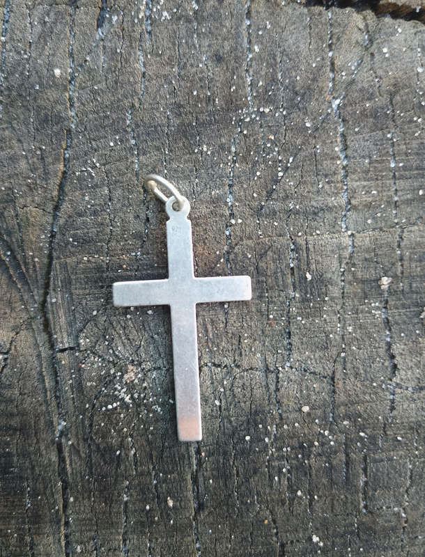 Cross pendant silver 925