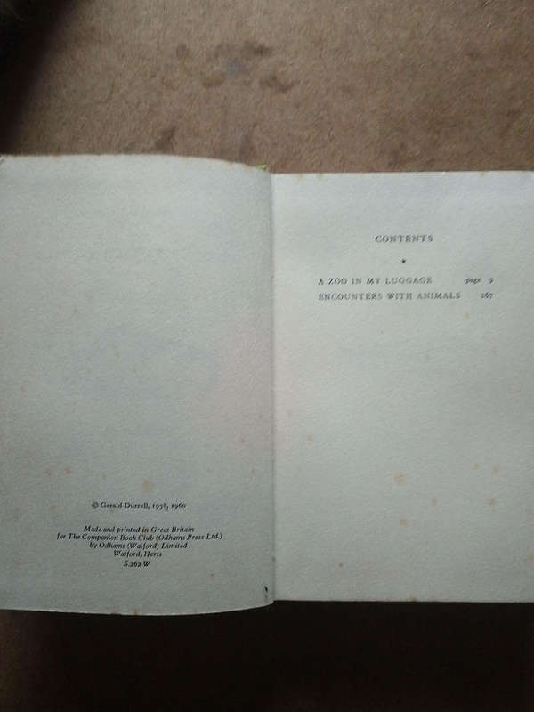 Gerald Durrell - a Zoo in my luggage/ Encounters with Animals