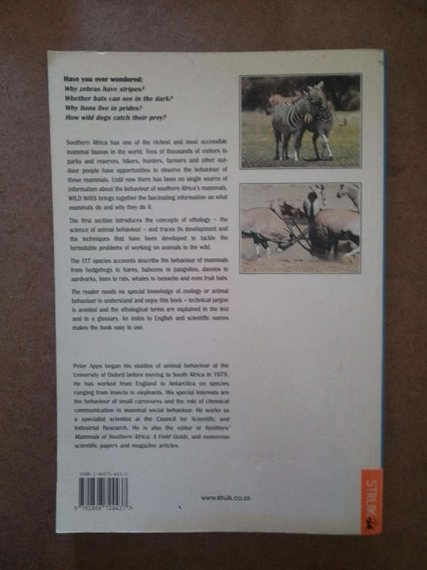 Wild Ways - Field guide to behaviour of Southern African Mammals