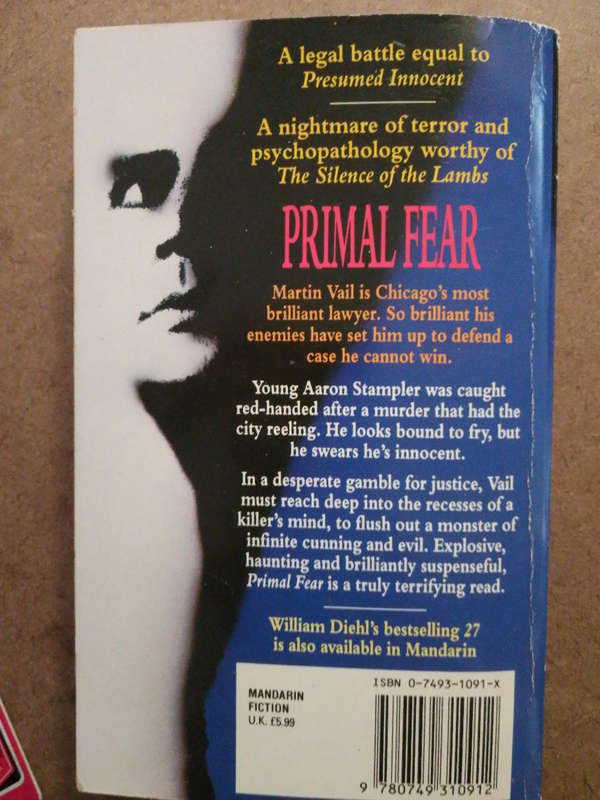 William Diehl - Primal Fear