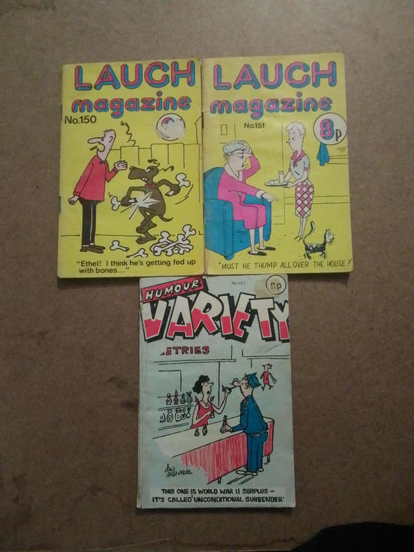 Laugh Magazine - Variety Magazine - 3 in total