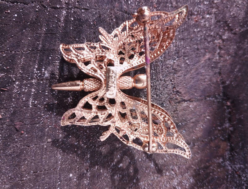 Vintage Monet- Butterfly brooch