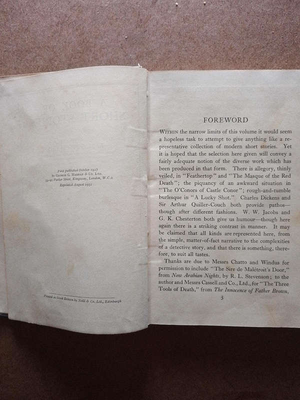 A book of short stories - F.H. Pritchard