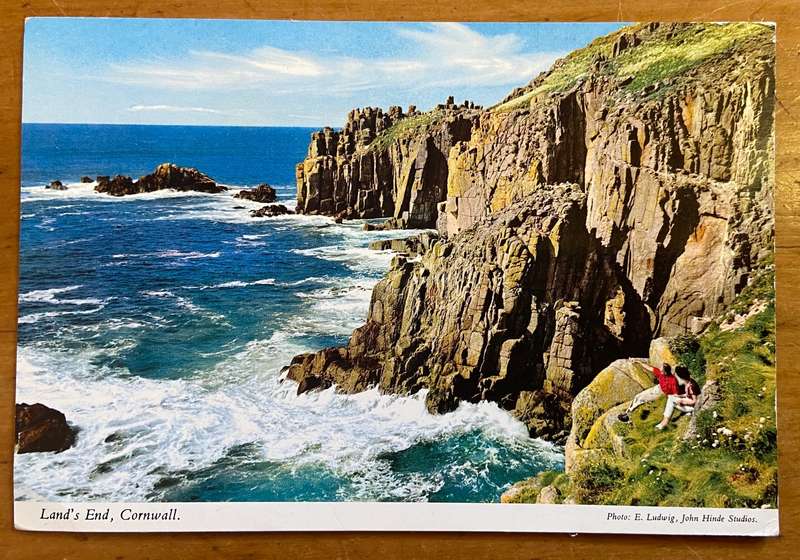 POSTCARD POST CARD UNITED KINGDOM LAND'S END CORNWALL COLOUR to Edenvale, Tvl, South Africa.