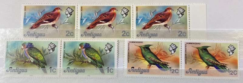 BIRDS - SELECTION of Blocks, pairs, singles mint & CTO - PIGEONS WOODPECKER DUCKS WHOOPING CRANE