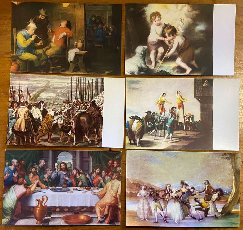 POSTCARDS x 30 POST CARDS MUSEO del PRADO EDICION LUJO - VELAZQUEZ, GOYA, GRECO. TIZIANO, MURILLO.