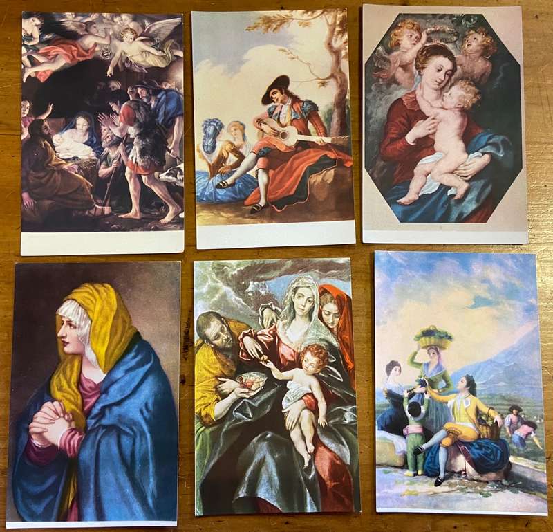 POSTCARDS x 30 POST CARDS MUSEO del PRADO EDICION LUJO - VELAZQUEZ, GOYA, GRECO. TIZIANO, MURILLO.