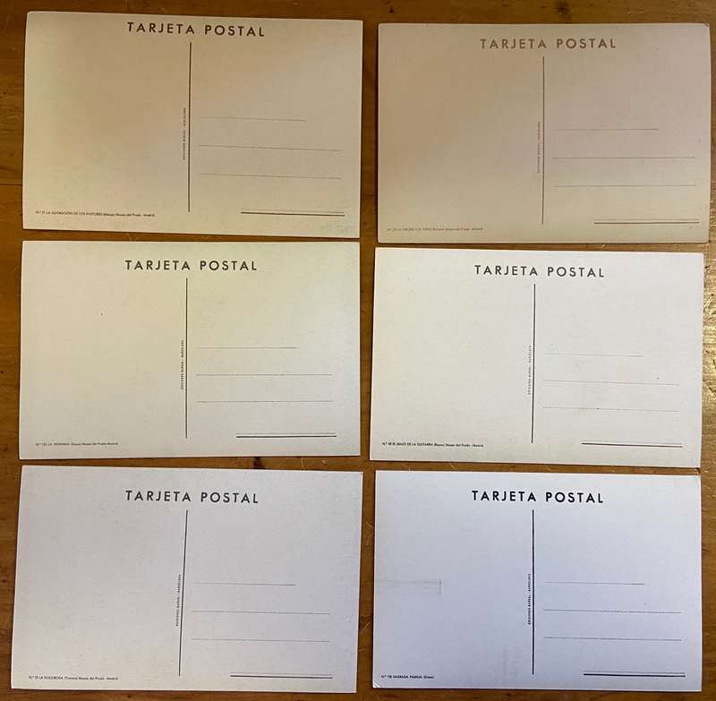 POSTCARDS x 30 POST CARDS MUSEO del PRADO EDICION LUJO - VELAZQUEZ, GOYA, GRECO. TIZIANO, MURILLO.