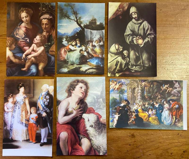 POSTCARDS x 30 POST CARDS MUSEO del PRADO EDICION LUJO - VELAZQUEZ, GOYA, GRECO. TIZIANO, MURILLO.