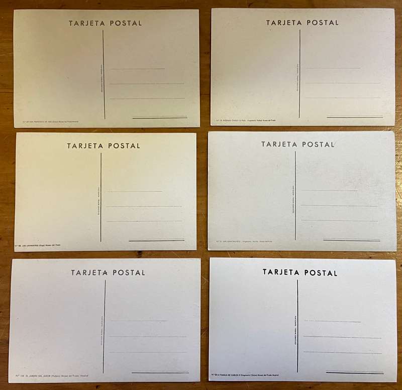 POSTCARDS x 30 POST CARDS MUSEO del PRADO EDICION LUJO - VELAZQUEZ, GOYA, GRECO. TIZIANO, MURILLO.