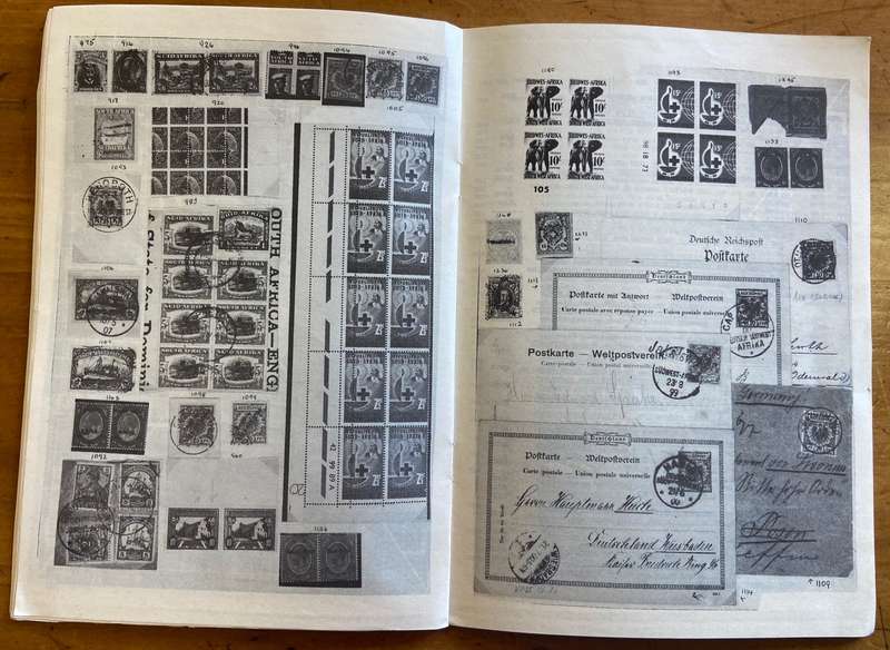 ALLAN RAW PHILATELICS AUCTION CATALOGUE - FEB 1992 - UMKOMAAS KWAZULZU-NATAL- 49 pages.