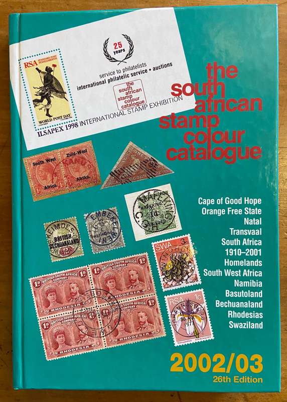 THE SOUTH AFRICAN STAMP COLOUR CATALOGUE 2002/3 26th EDITION SACC