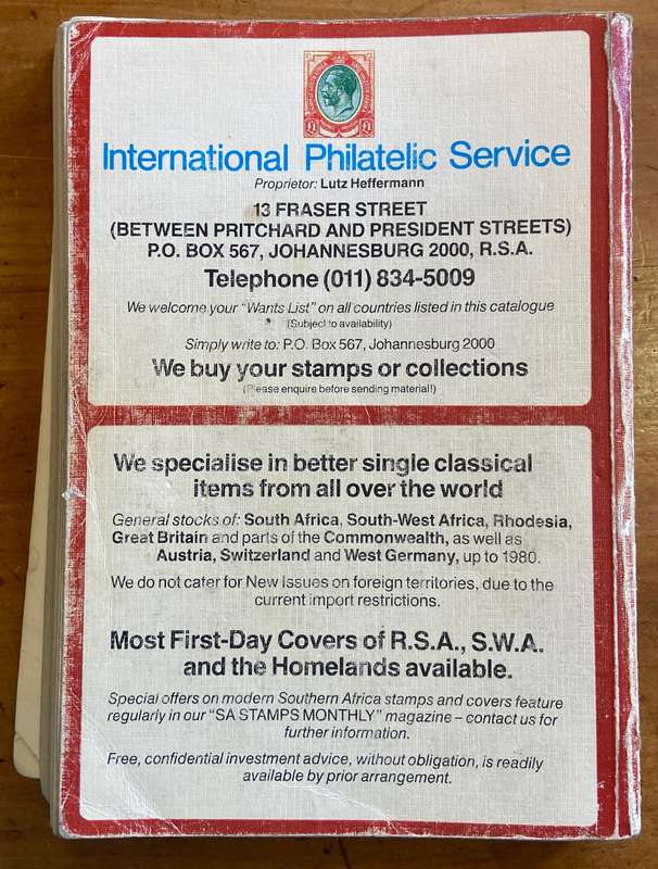 THE SOUTH AFRICAN STAMP COLOUR CATALOGUE 1990 15th EDITION SACC