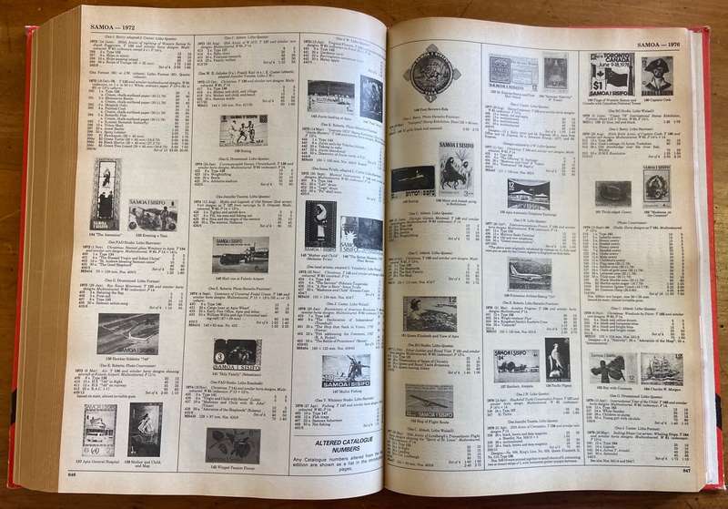 Stanley Gibbons British Commonwealth Stamp Catalogue 1990 - Part 1 - 1074 pages