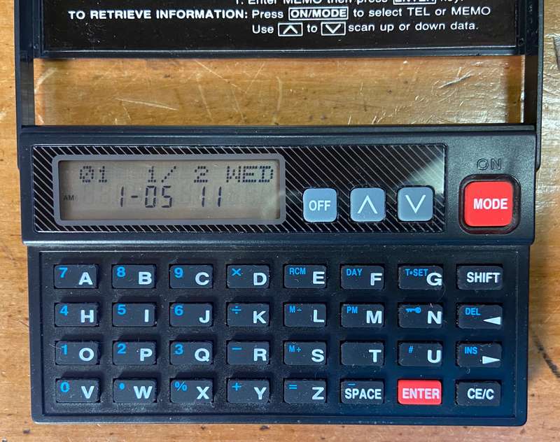 CALCULATOR ELECTRONIC & DIARY DAY DATE YEAR + MORE!!!! - MADE IN CHINA  + NEW BATTERIES INCLUDED.