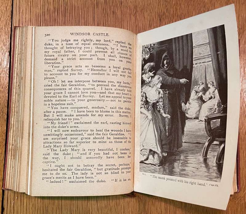 WINDSOR CASTLE by W. HARRISON AINSWORTH - COLLINS CLEAR-TYPE PRESS ANNE BOLEYN - JANE SEYMOUR