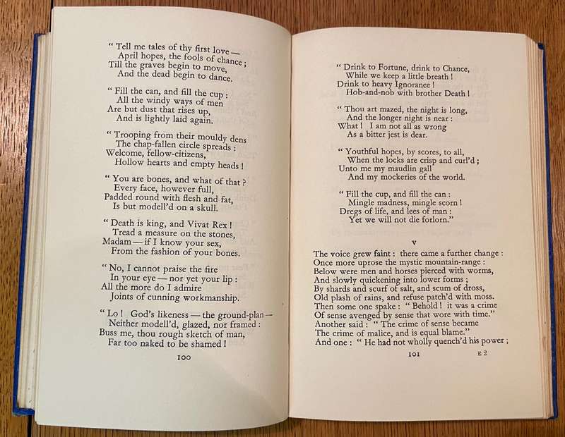 SELECTED POEMS of TENNYSON - EDITED SIR JOHN SQUIRE - MACMILLAN & CO. LTD - 1959
