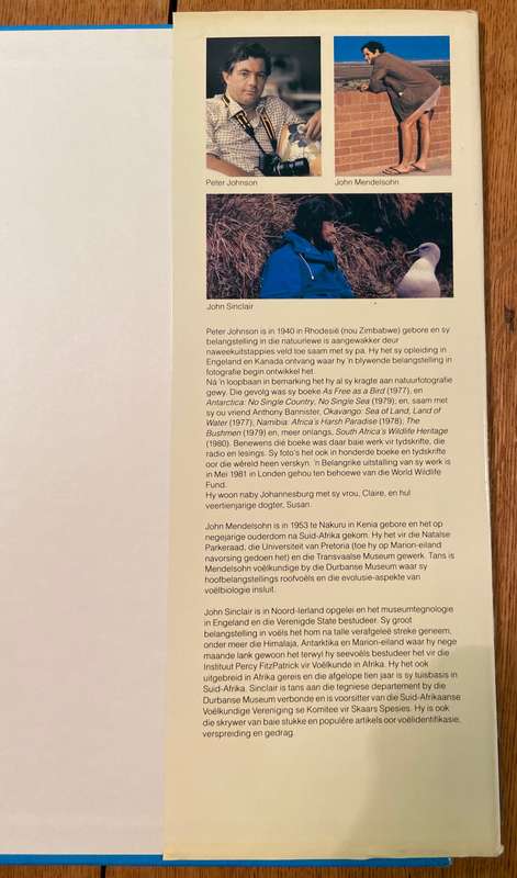 DIE SUID-AFRIKAANSE VOELGIDS - FOTO'S PETER JOHNSON - TEKS JOHN SINCLAIR en JOHN MENDELSON - 1988
