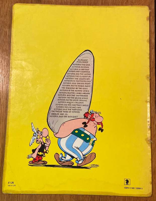 ASTERIX - THE MANSIONS OF THE GODS - GOSCINY & UNDERZO - 1978 - AN ASTERIX ADVENTURE.