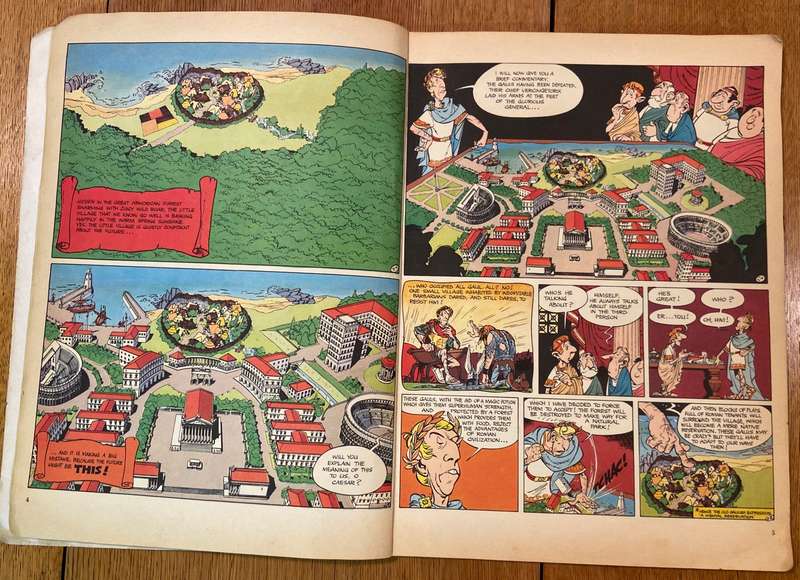 ASTERIX - THE MANSIONS OF THE GODS - GOSCINY & UNDERZO - 1978 - AN ASTERIX ADVENTURE.