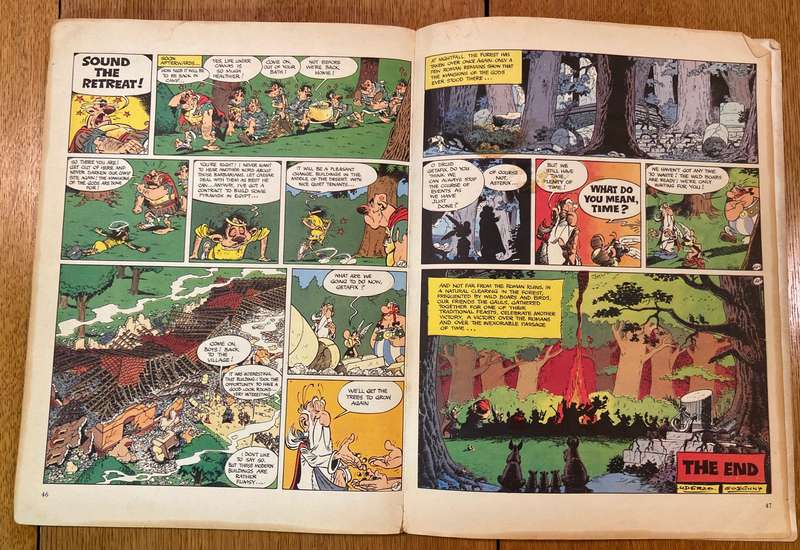 ASTERIX - THE MANSIONS OF THE GODS - GOSCINY & UNDERZO - 1978 - AN ASTERIX ADVENTURE.