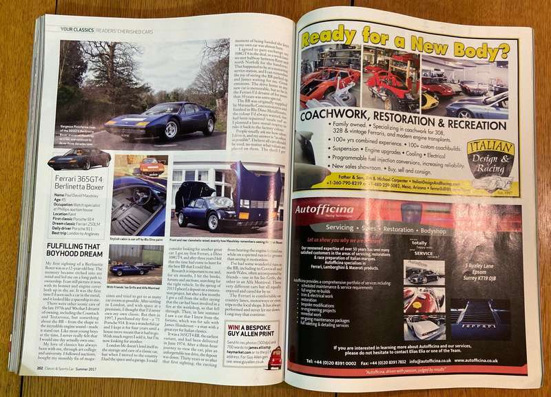 CLASSIC & SPORTS CAR - MAGAZINE - 70th ANNIVERSARY SPECIAL - UNIQUE ALL FERRARI ISSUE - 2017.