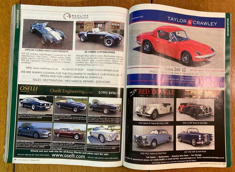 CLASSIC & SPORTS CAR - MAGAZINE - 70th ANNIVERSARY SPECIAL - UNIQUE ALL FERRARI ISSUE - 2017.