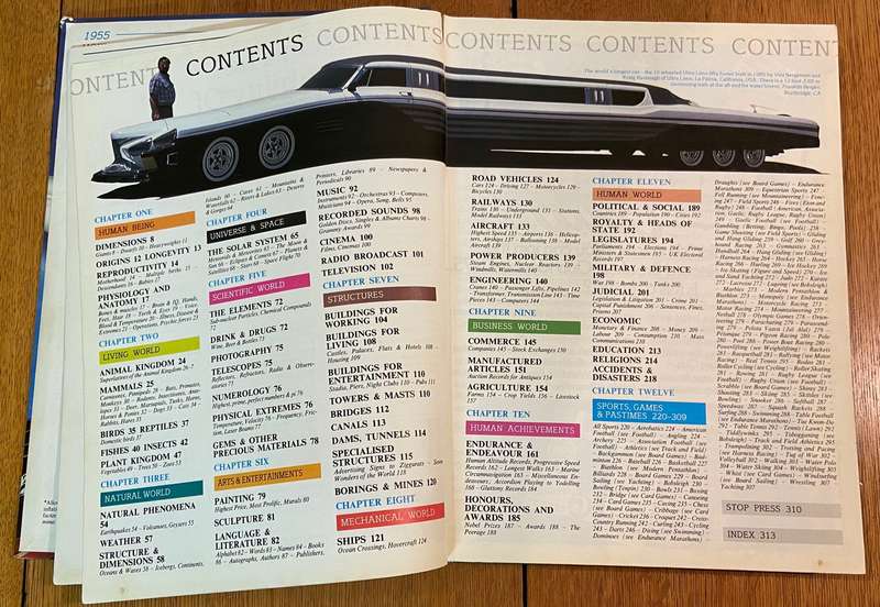 THE GUINNESS BOOK OR RECORDS - 1986 - USED with wear & tear.