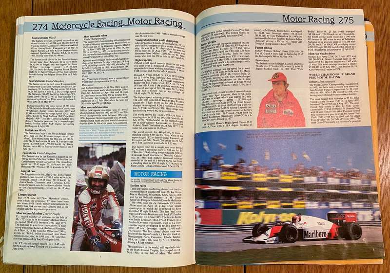 THE GUINNESS BOOK OR RECORDS - 1986 - USED with wear & tear.
