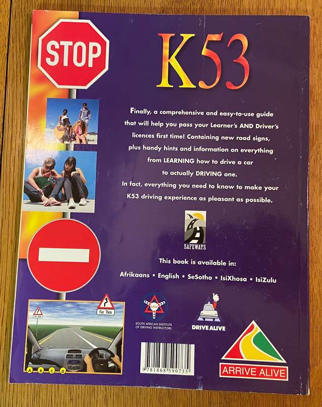 THE OFFICIAL K53 LEARNER'S & DRIVERS MANUAL - 5th EDITION - SAFEWAYS PUBLISHING.
