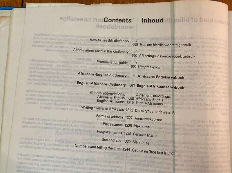 AFRIKAANS - ENGELSE - WOORDEBOEK - ENGLISH - AFRKAANS - DICTIONARY - READER'S DIGEST - 1984/7.