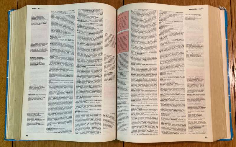 AFRIKAANS - ENGELSE - WOORDEBOEK - ENGLISH - AFRKAANS - DICTIONARY - READER'S DIGEST - 1984/7.