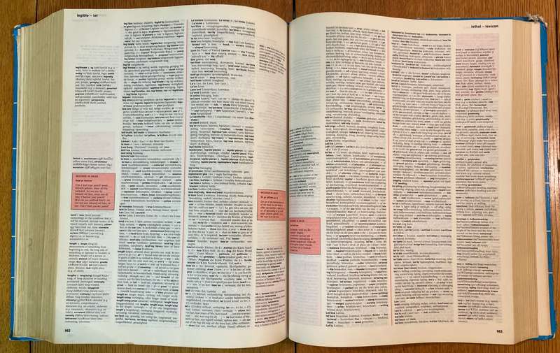 AFRIKAANS - ENGELSE - WOORDEBOEK - ENGLISH - AFRKAANS - DICTIONARY - READER'S DIGEST - 1984/7.