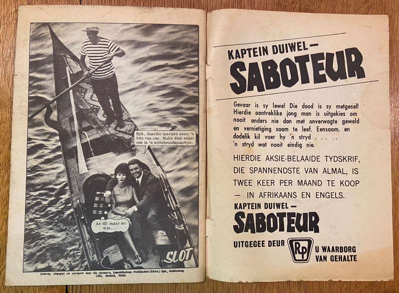 JACQUES DU PRE - KELDER VAN DIE DOOD - NO. 1 - ! RARE ! - Republikeinse Publikasies - Mobeni, Natal