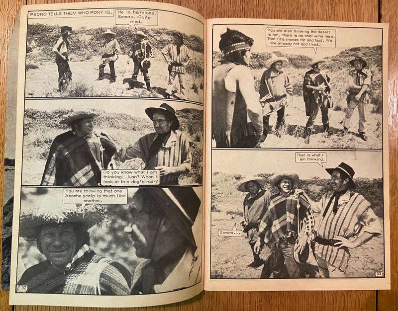 APACHE - FEATHERED DEATH -No. 34- REPUBLICAN PUBLISHERS, NATAL - PHOTO COMIC STORY - INDIANS COWBOYS