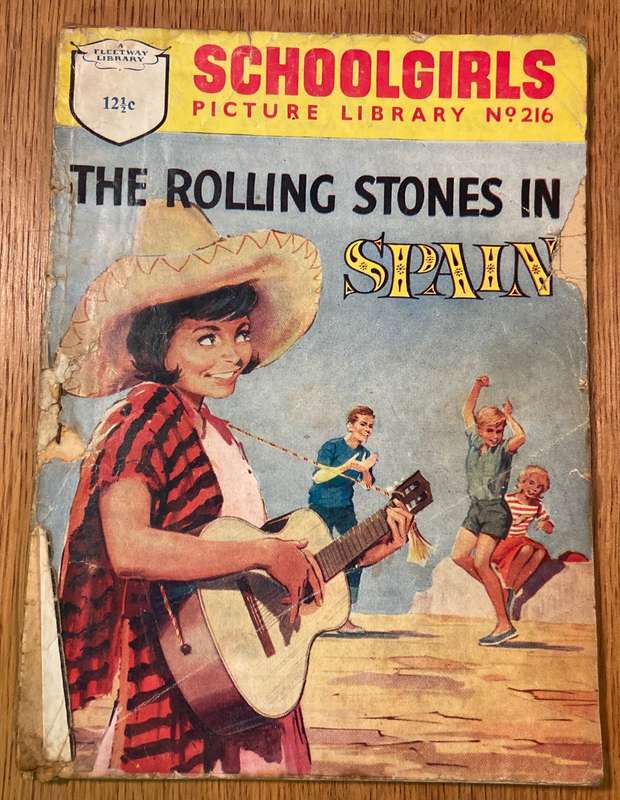 A FLEETWAY LIBRARY - No. 216 - SCHOOLGIRLS PICTURE LIBRARY - THE ROLLING STONES IN SPAIN