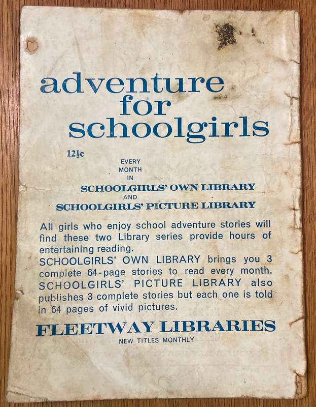 A FLEETWAY LIBRARY - No. 216 - SCHOOLGIRLS PICTURE LIBRARY - THE ROLLING STONES IN SPAIN