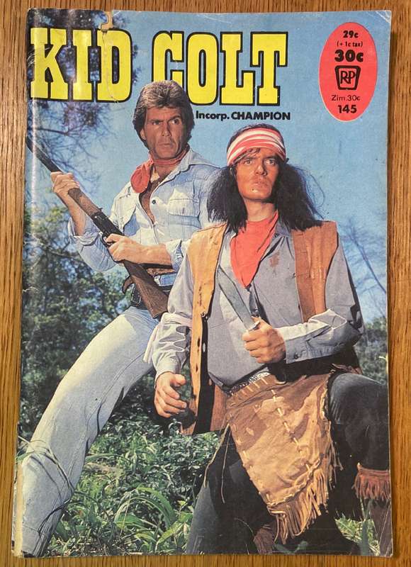 KID COLT Incorp CHAMPION - No. 145 - REPUBLICAN PUBLISHERS, NATAL - PHOTO COMIC STORY