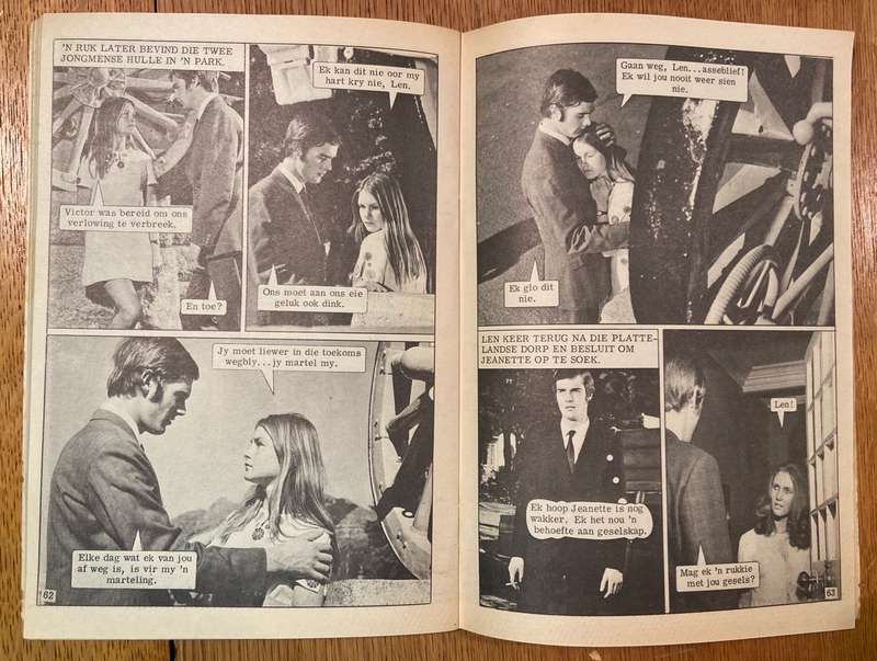 Dr. CONRAD BRAND - No. 128 - DIE PAD VORENTOE - PHOTO COMIC STORY - FOTO VERHAAL