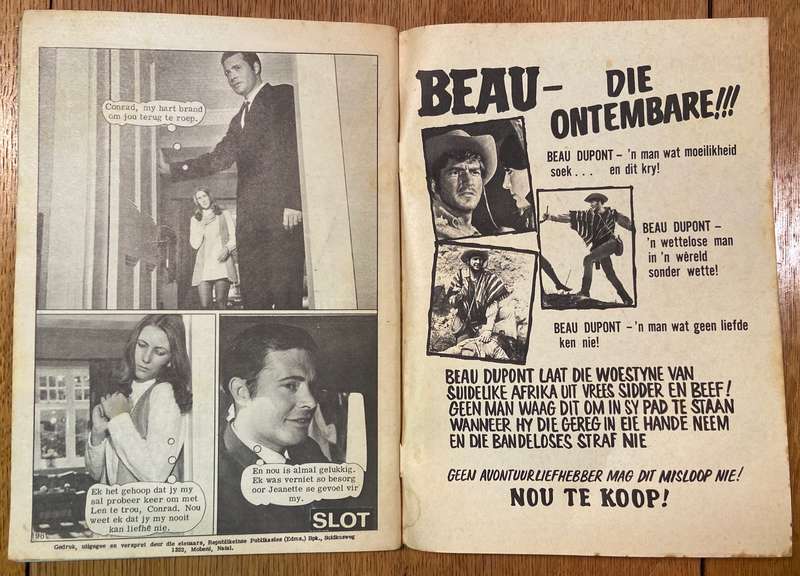 Dr. CONRAD BRAND - No. 128 - DIE PAD VORENTOE - PHOTO COMIC STORY - FOTO VERHAAL